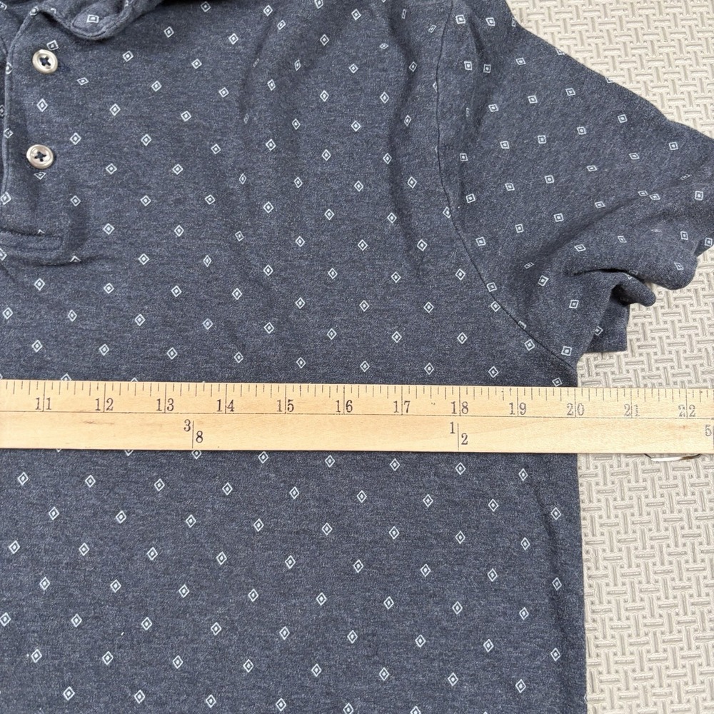Polo Ralph Lauren Golf Slim Fit Polo Navy Geometric Print Preppy Old Money AOP M - Picture 5 of 7